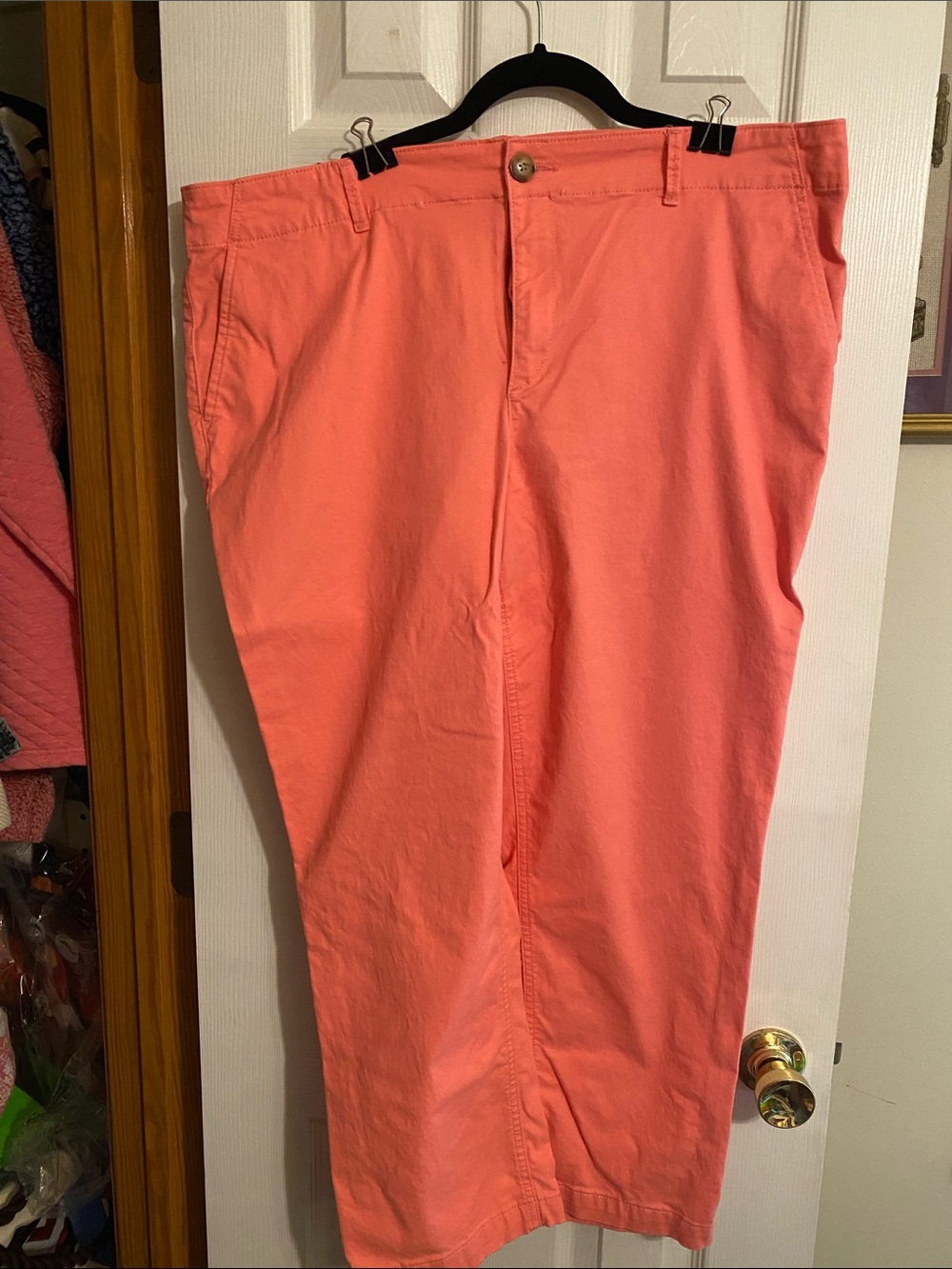 LOFT Coral Pink Men's Chino Pants